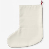 雪だるま ラージクリスマスストッキング (裏面)