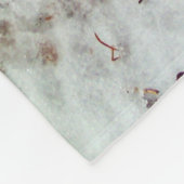 雪だるま(レインボースカーフ) フリースブランケット (角)