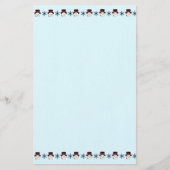 雪だるま 便箋 (正面)