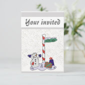 雪だるま&北極 – 招待状 (スタンド正面)