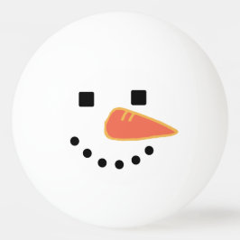 雪だるま 卓球ボール