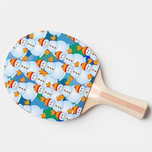 雪だるま 卓球ラケット (横)