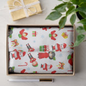 雪だるま、小人、天使の飾り 薄葉紙 (ギフト)