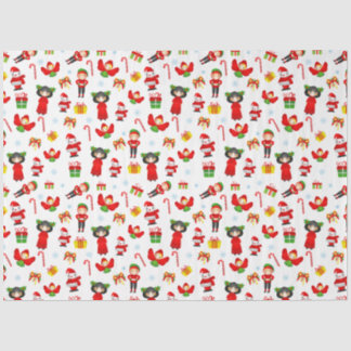 雪だるま、小人、天使の飾り 薄葉紙