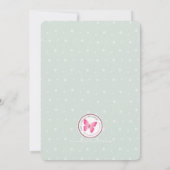 雪だるま 招待状 (裏面)