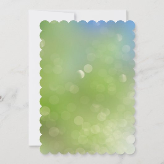 雪だるま 招待状 (裏面)