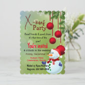 雪だるま 招待状 (スタンド正面)