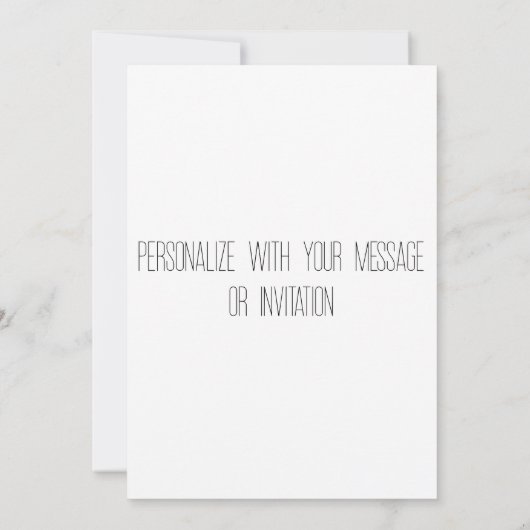 雪だるま 招待状 (裏面)