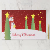 雪だるま（星） ペーパーパッド (インサイチュ)