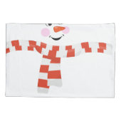 雪だるま 枕カバー (裏面)