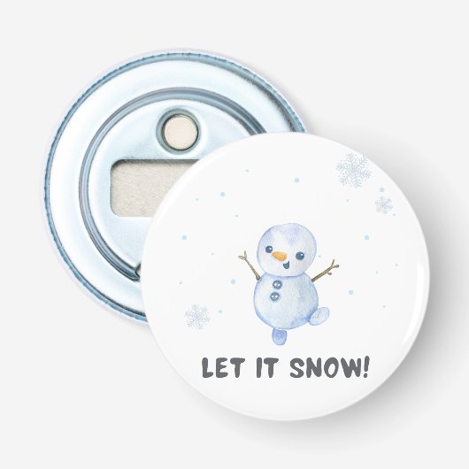雪だるま 栓抜き (正面)