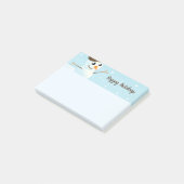 雪だるま 楽しい休日 ポストイット (アングル)