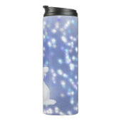 雪だるま、温かい飲み物 タンブラー (回転右)