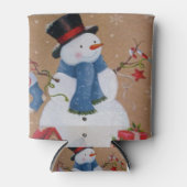 雪だるま 缶クーラー (正面)