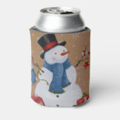 雪だるま 缶クーラー (缶裏面)