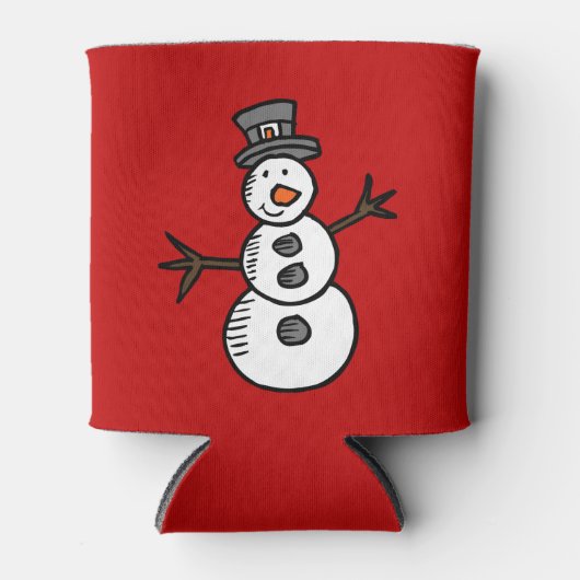 雪だるま 缶クーラー (正面)