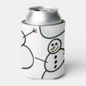 雪だるま 缶クーラー (缶正面)