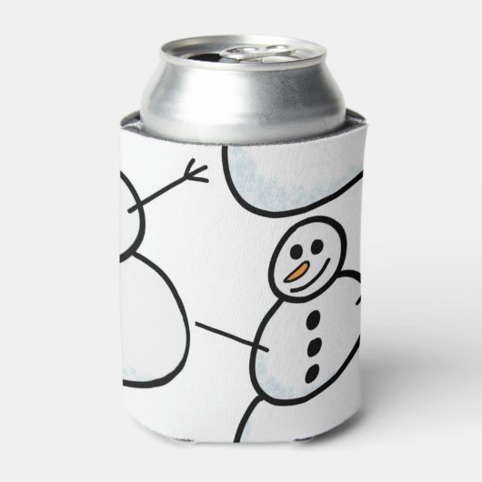 雪だるま 缶クーラー (缶正面)