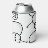 雪だるま 缶クーラー (缶裏面)