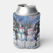 雪だるま 缶クーラー (缶正面)