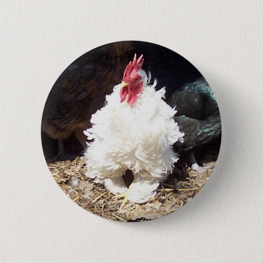 雪だるま 缶バッジ (正面)