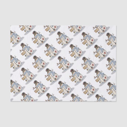 雪だるま 薄葉紙 (正面)