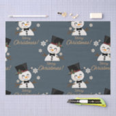 雪だるま 薄葉紙 (クラフト)