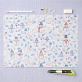 雪だるま 薄葉紙 (クラフト)