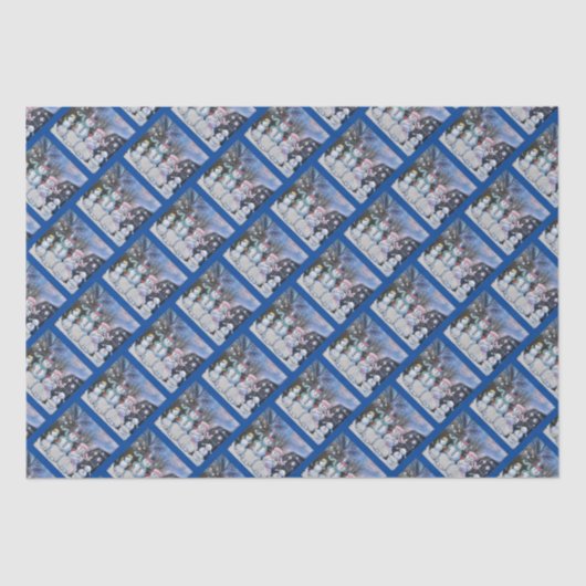 雪だるま 薄葉紙 (正面)