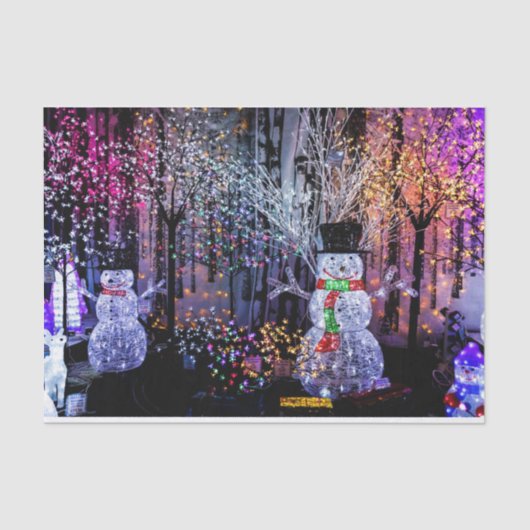 雪だるま 薄葉紙 (正面)