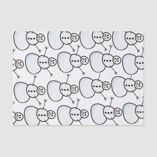 雪だるま 薄葉紙 (正面)