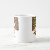 雪だるま、雪の母のクリスマスパーソナライズされた コーヒーマグカップ (中央)