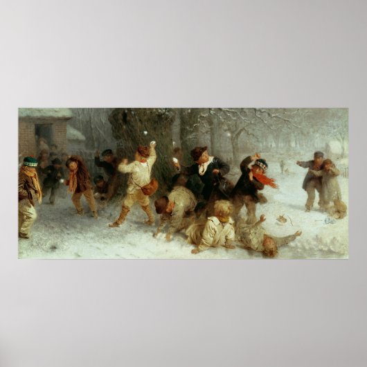 雪だるま, 1865 ポスター (正面)