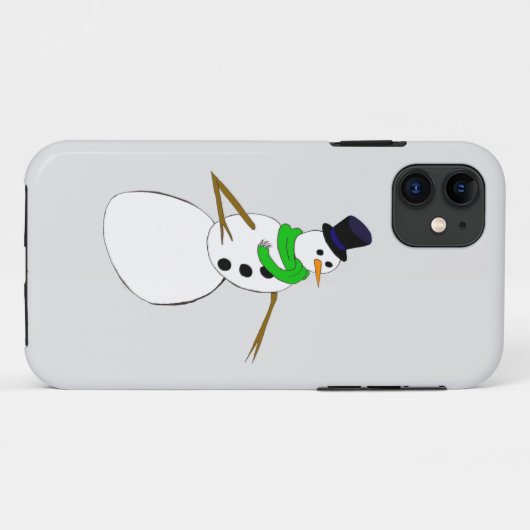 雪だるま   Case-Mate iPhoneケース (裏面(横))