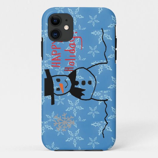 雪だるま Case-Mate iPhoneケース (裏面)