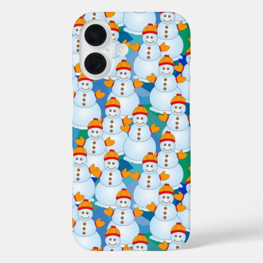 雪だるま Case-Mate iPhoneケース (裏面)