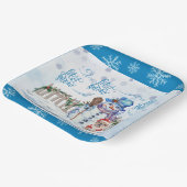 雪だるま | Let it Snow紙プレート ペーパープレート (傾斜あり)