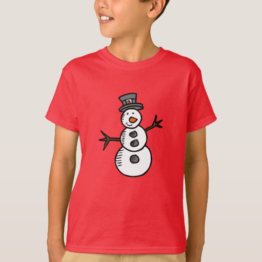 雪だるま Tシャツ (正面)