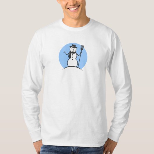 雪だるま Tシャツ (正面)