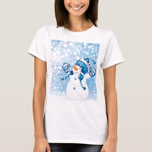 雪だるま Tシャツ (正面)