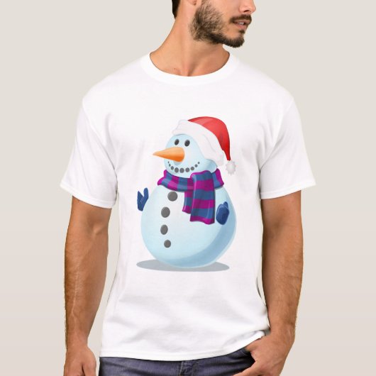 雪だるま Tシャツ (正面)