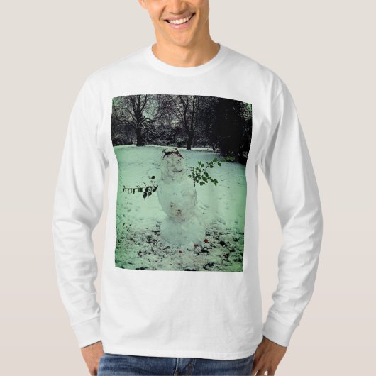 雪だるま Tシャツ (正面)