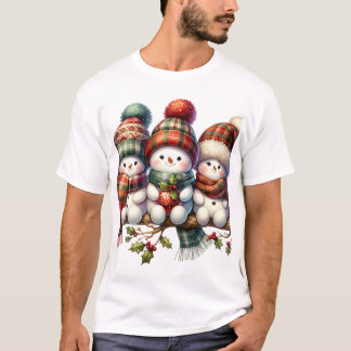 雪だるま Tシャツ