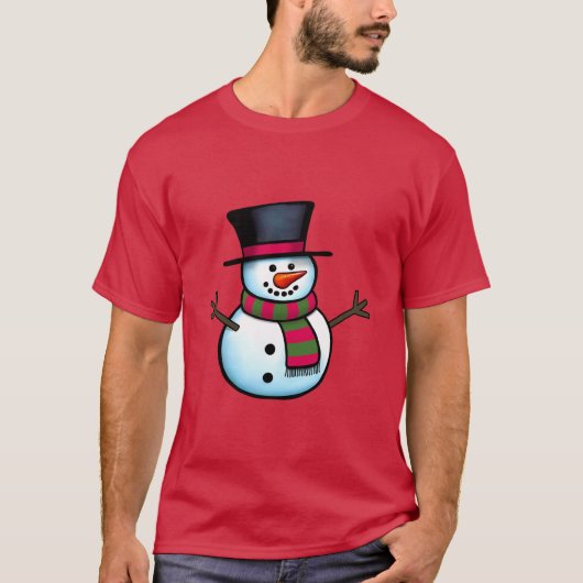 雪だるま Tシャツ (正面)
