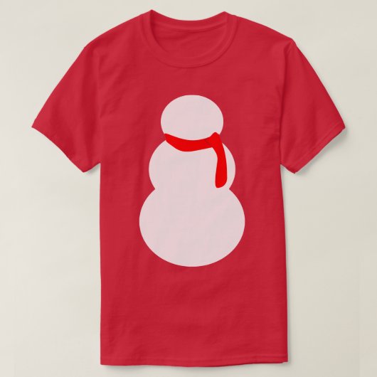 雪だるま Tシャツ (デザイン正面)