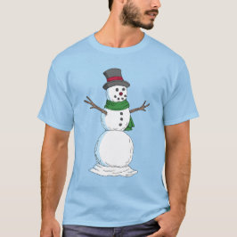 雪だるま Tシャツ