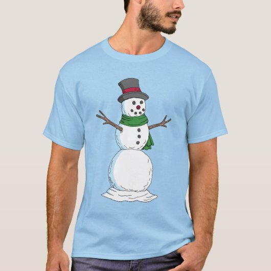 雪だるま Tシャツ (正面)
