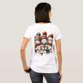 雪だるま Tシャツ (裏面フル)