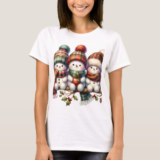 雪だるま Tシャツ