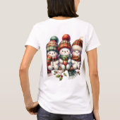 雪だるま Tシャツ (裏面)